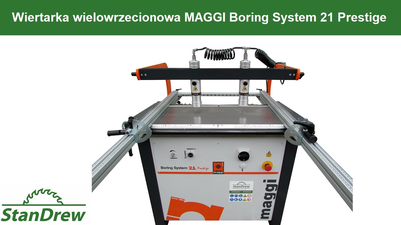 Wiertarka wielowrzecionowa MAGGI Boring System 21 Prestige - StanDrew maszyny stolarskie