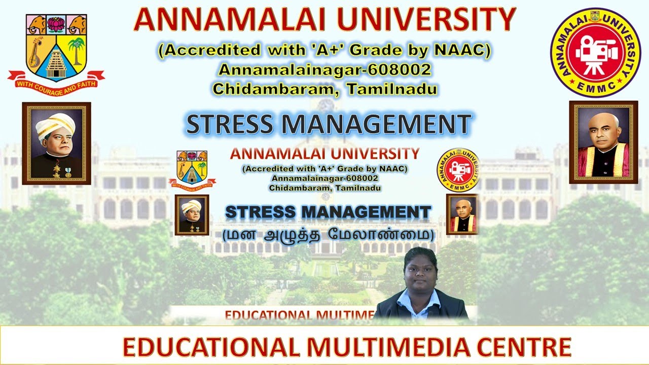 STRESS MANAGEMENT  - M.B.A.(HRM)-II Year - Business Administration