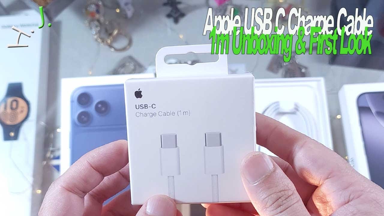 Зарядный кабель Apple USB-C 1 м 📦🔌 Распаковка и первый взгляд