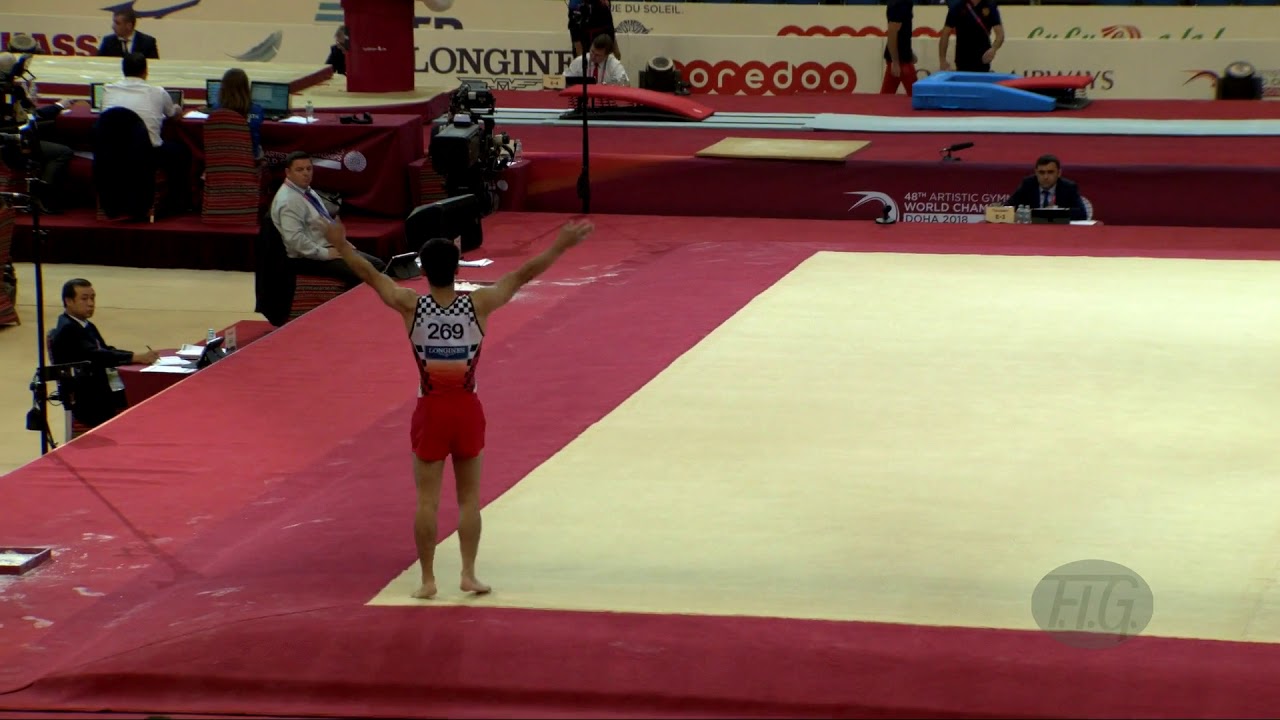 SHIRAI Kenzo (JPN) - 2018 Artistic Worlds, Doha (QAT) - Qualifications Floor Exercise