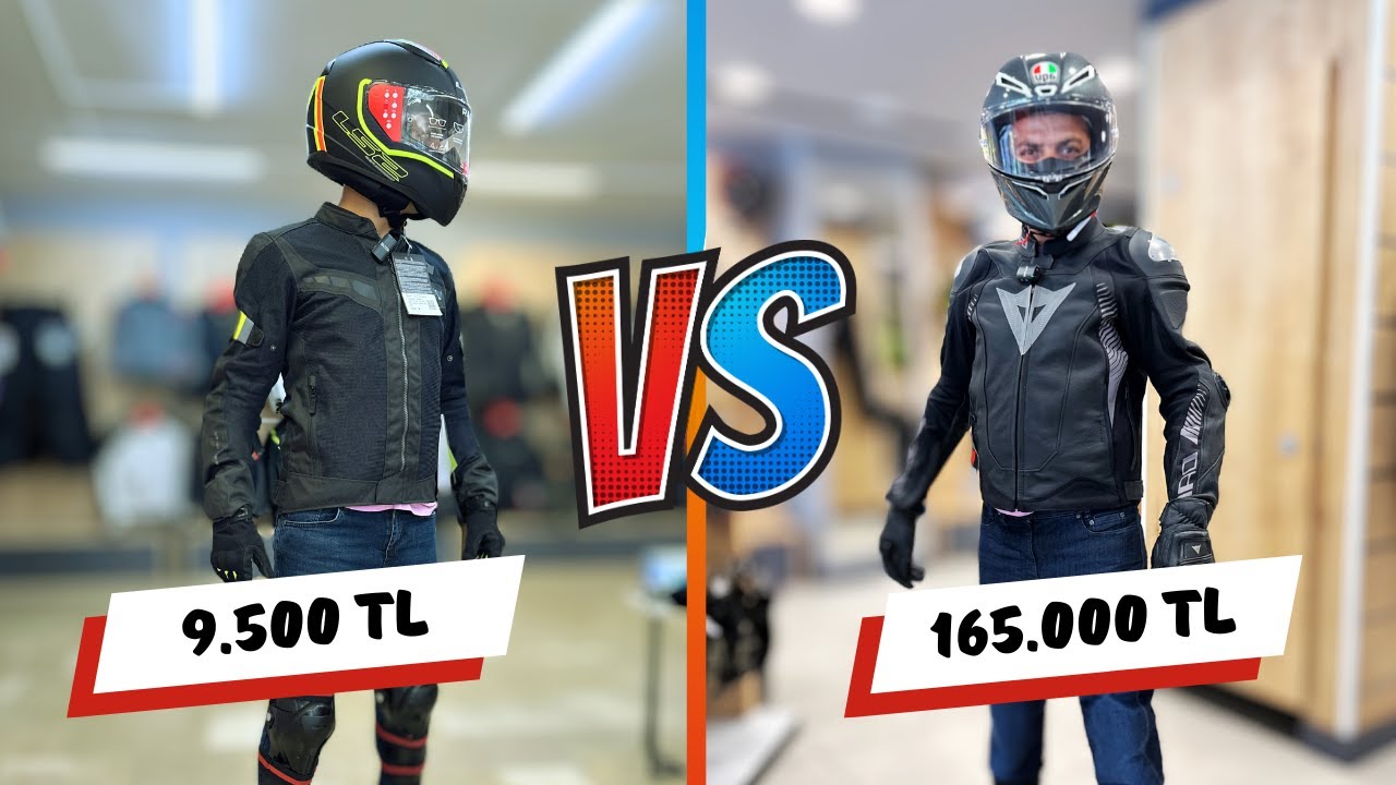 En ucuz VS en pahalı motosiklet ekipmanı | Kolaçan
