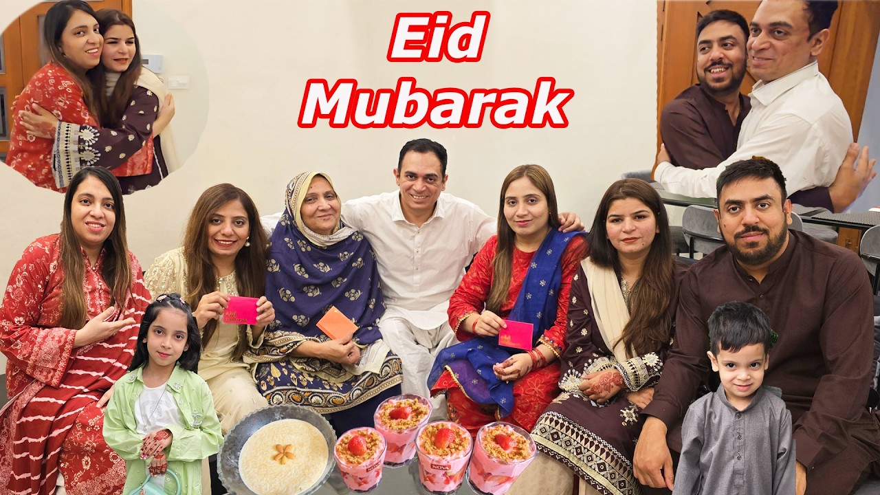 Eid First Day Family Ko Eid Dene Gye&hearts;️ | Sab Se Ziada Eidi Kis Ko Mili🤪 Meethe Me Kia Special Banaya