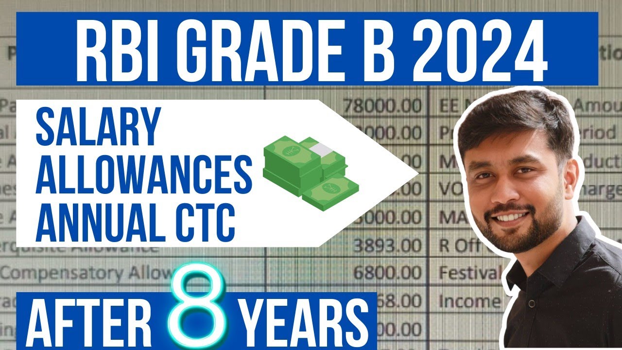 RBI Grade B Latest Salary Slip 2024 | RBI Grade B Salary after 8 Years lRBI Grade B Allowances & CTC