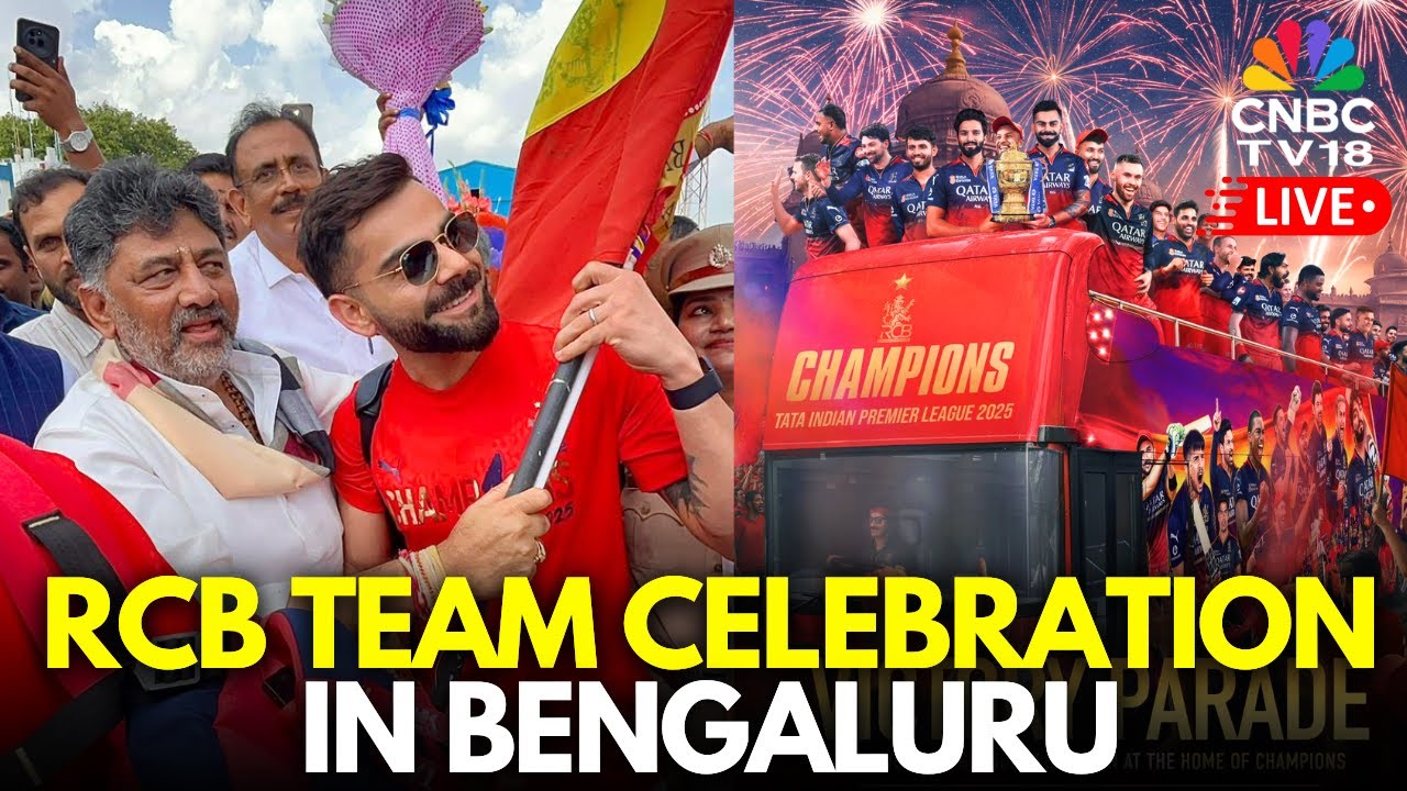 RCB Victory Parade LIVE: Bengaluru Gears Up for Historic RCB Celebration After 18-year Wait |N18L
