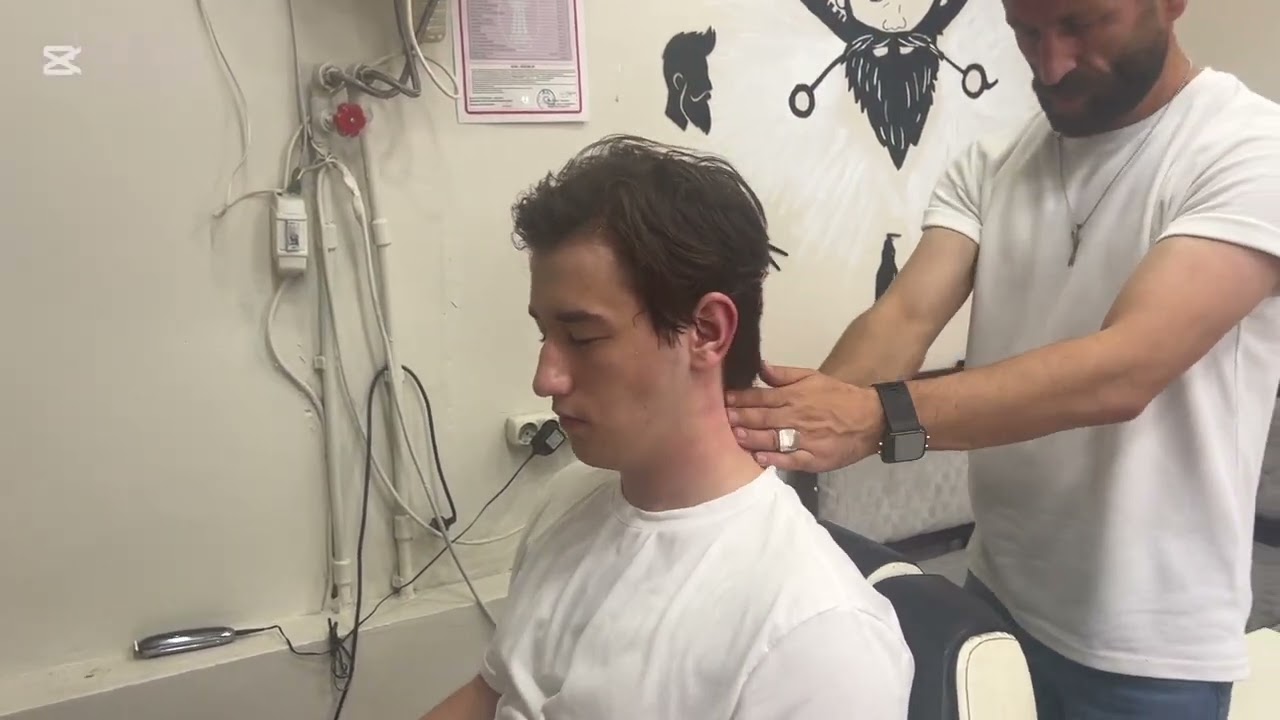 FAST FINGER ASMR SONER MASSAGE💈#craks #head #face #sleep 😴💤