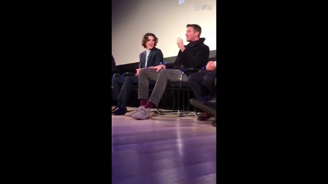 Timothée Chalamet Dancing at Timestalks Q&A NYC 11/17/2017 (call me by your name)