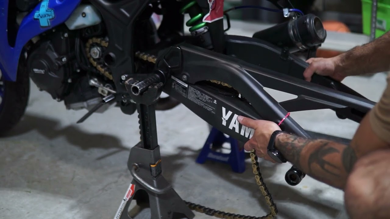R3 Swing Arm Replacement and Super Bike Lifters 