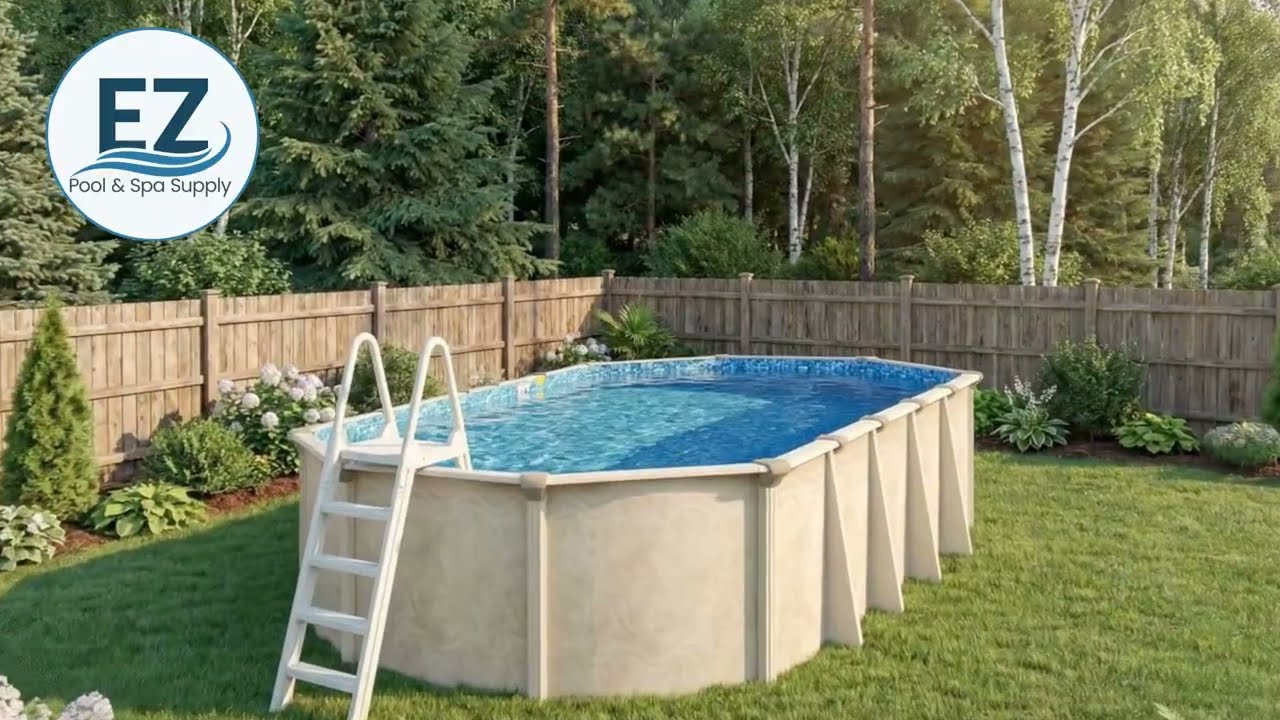 Lake Vista Steel Above Ground Pool | Built by Doughboy