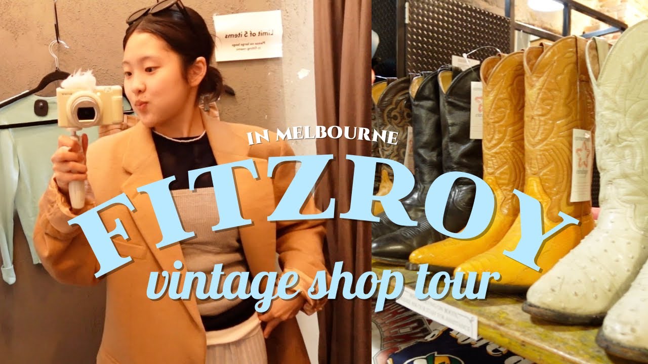 호주 멜버른 피츠로이 알짜배기 빈티지샵 대공개 🎉 | 피츠로이 맛집, 빈티지샵 추천 (LUNE, Vintage sole, etc.) | 호주 교환학생, 모인, 모글즈