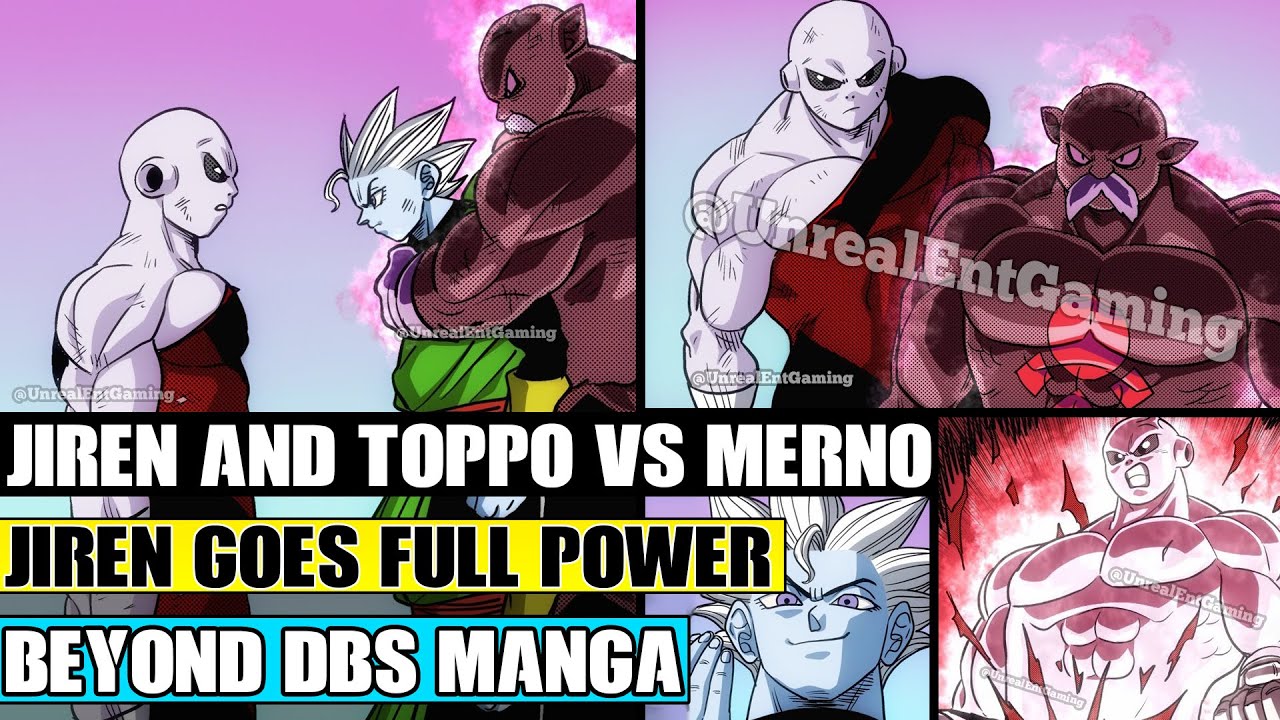 Beyond Dragon Ball Super: Toppo And Jiren Vs Merno! Merno Forces Jiren To Use His Full Power!