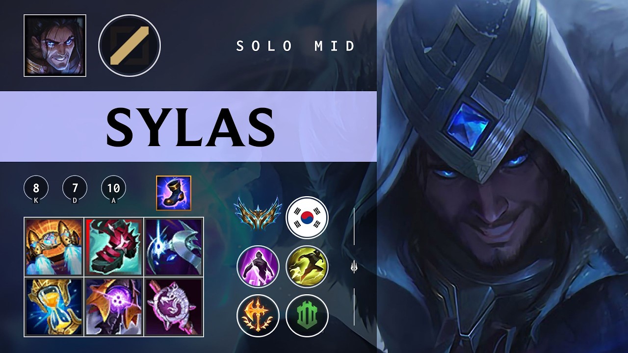 Sylas Mid vs Mel - KR Challenger Patch 26.05