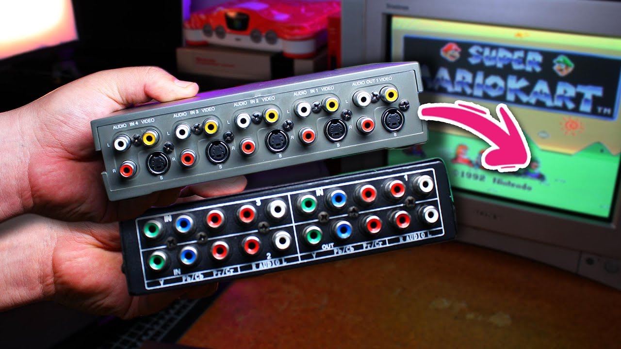 Como conectar varios VIDEOJUEGOS a tu TV? - Switcher para tus consolas RETRO | elrafias