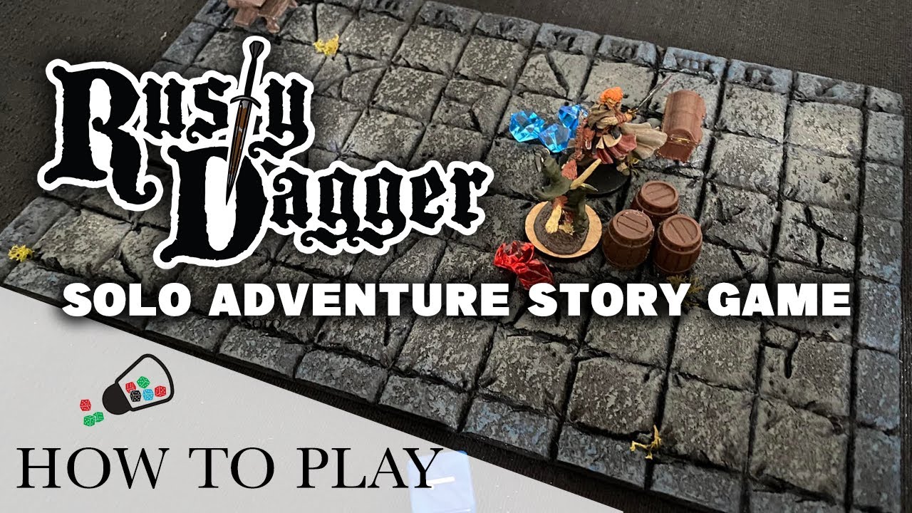 Rusty Dagger: Solo adventure story game - How to play