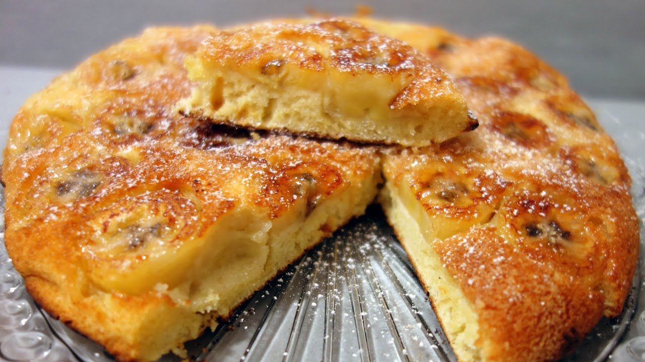 Ciasto bananowe w 5 minut z patelni. Szybkie i proste ciasto z bananami, które zawsze się udaje