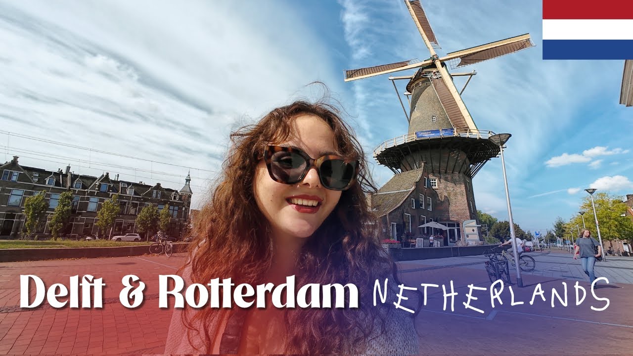 day trip to Delft & Rotterdam, Netherlands | vlog