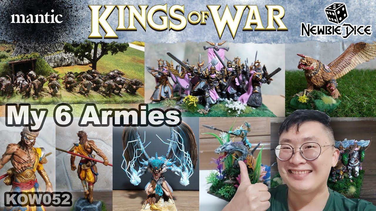 Kings of War - My 6 Armies! - Mantic KOW52