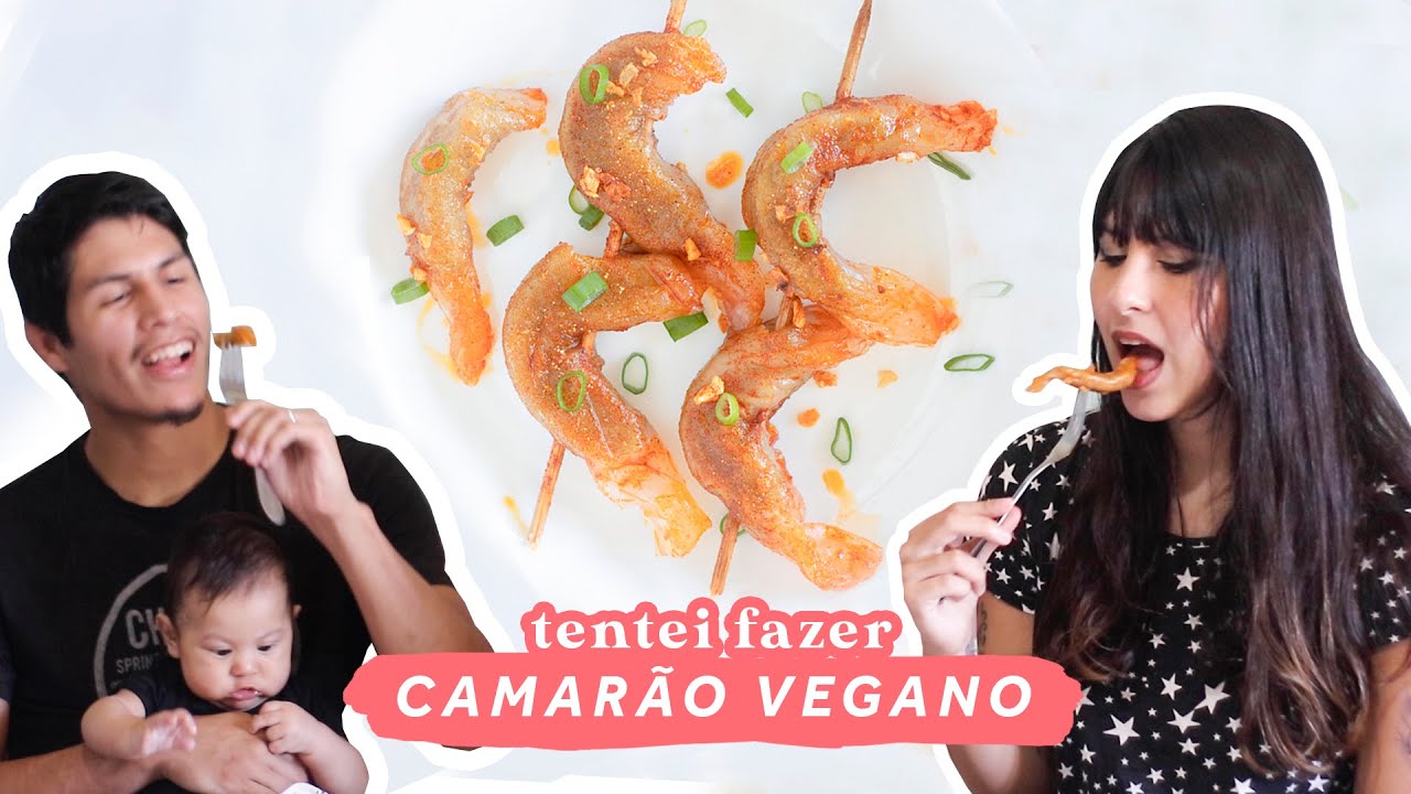 TENTEI FAZER CAMARÃO VEGANO | #TesteBacana 7