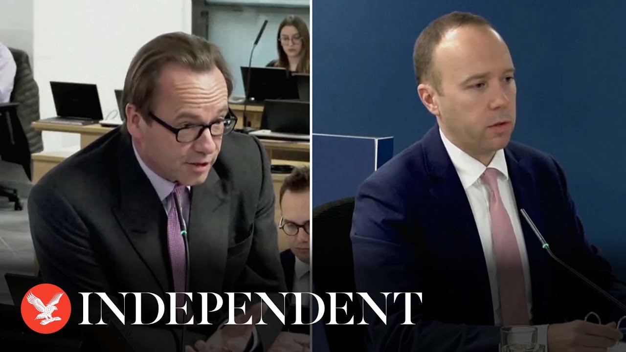 Matt Hancock grilled over affair with Gina Coladangelo during Covid lockdown