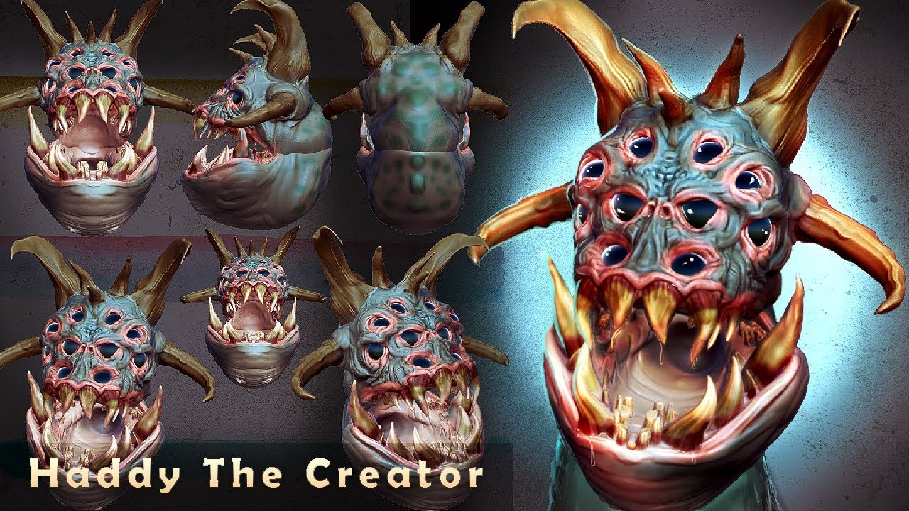 Creature Design | Sculpting with SculptGL & Photoshop