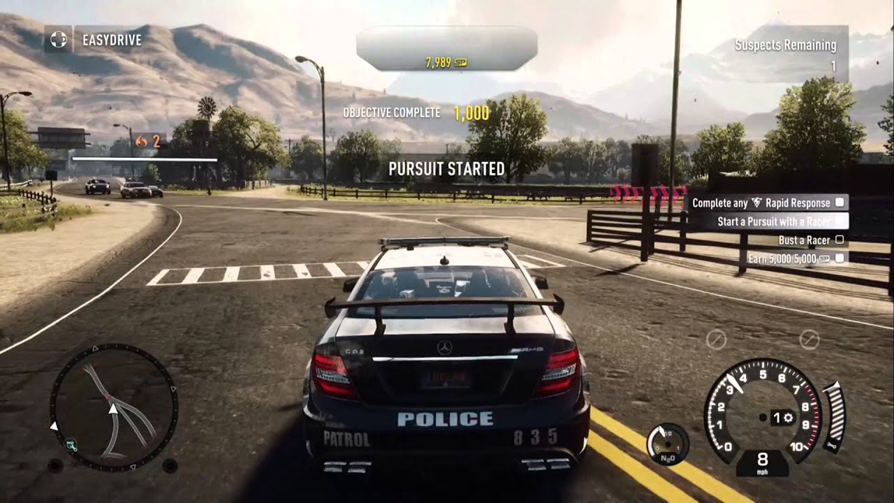 Need for Speed Rivals, Xbox One, Cop Tutorial