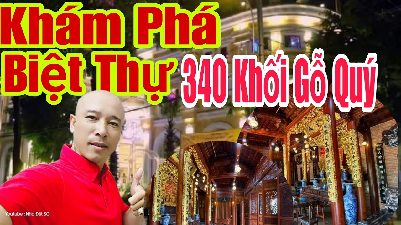 🛑Khám phá căn biệt thự làm bằng 340 khối gỗ quý của đại gia sài gòn Tặng Hết Luôn #bietthusaigon