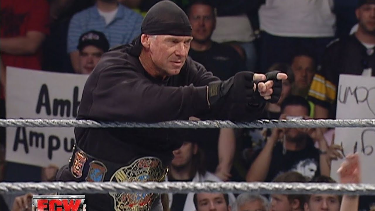 Rob Van Dam vs Shane McMahon, Umaga & Mr. McMahon &mdash; Handicap Match: WWE ECW May 8, 2007 HD