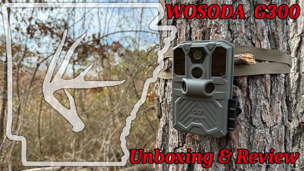 Распаковка, настройка и обзор фотоловушки Wosoda G300 Plus.