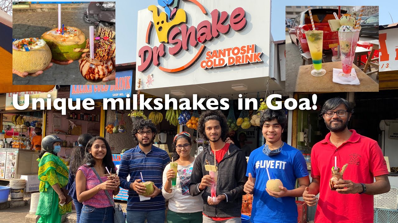 The Craziest milkshakes in Goa by Dr.Shake at Mapusa! || Giveaway