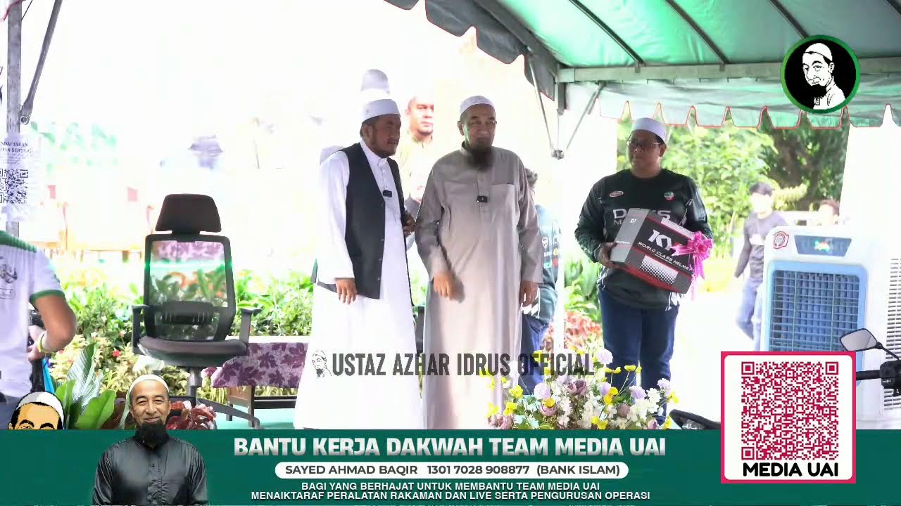 🔴 LiveUAI 04/10/2024 Santai Bersama Murabbi Ust Azhar Idrus & Ust Kamaruzaman | Padang Astaka Kmaman