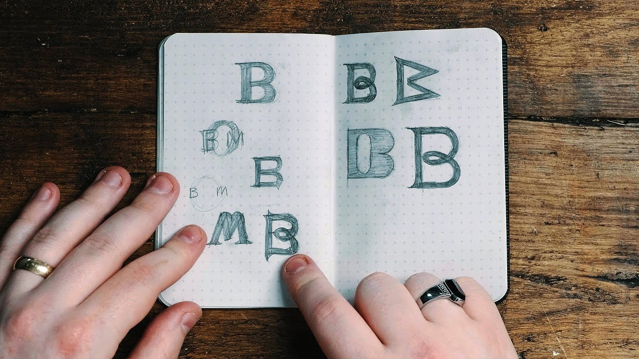 A Look Inside My Logo Sketchbooks... 🤔Sketchbook Tour!