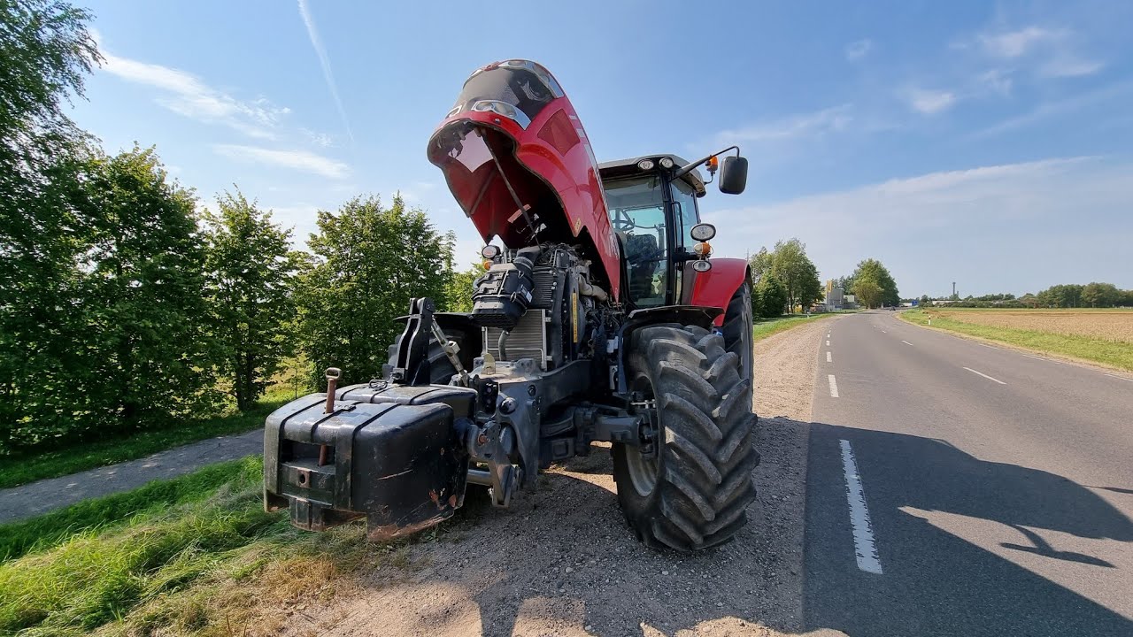 #87 Kombainas užklimpo, o massey vėl sugedo..