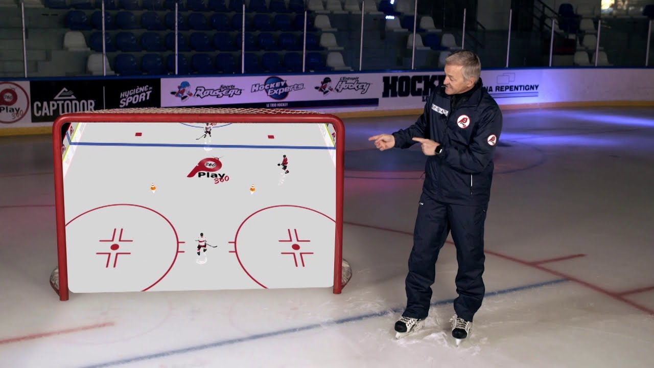 Hockey Le Magazine - Saison 6 - Exercices - Les sorties de zone chez le joueur de centre