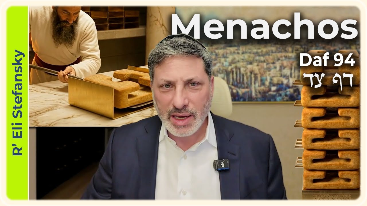 Daf Yomi Menachos Daf 94 by R' Eli Stefansky