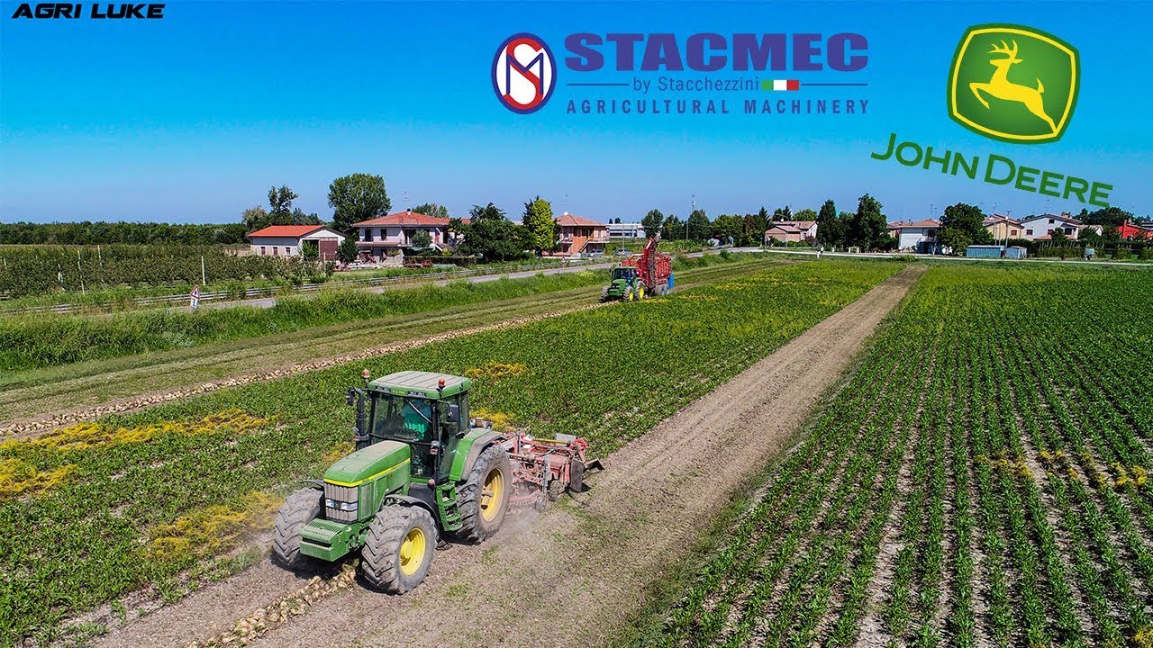Stacmec AB23 - SV6 | John Deere | Raccolta Barbabietole | Sugarbeets Harvesting