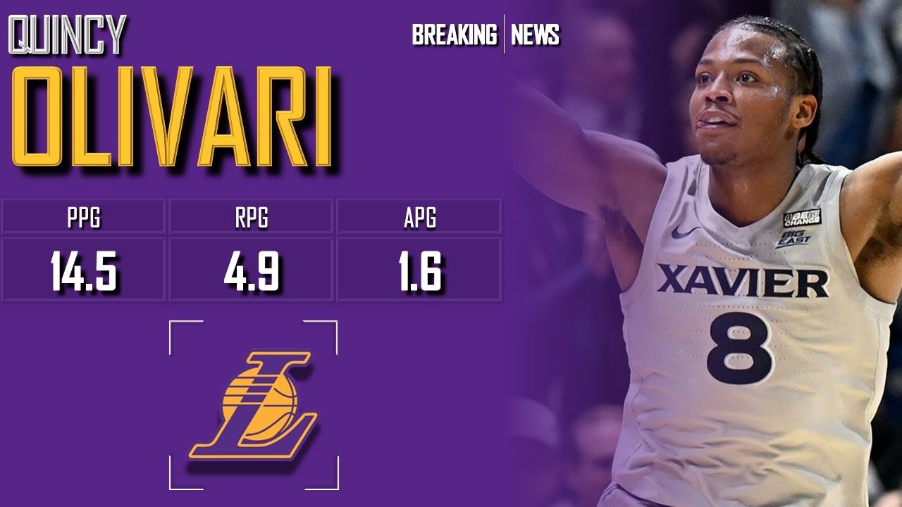 LOS ANGELES LAKERS: Quincy Olivari ᴴᴰ