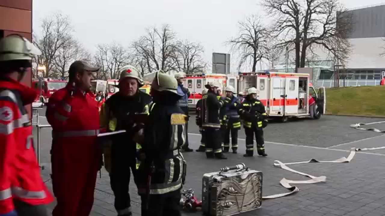 Katastrophenschutzübung Freiheitshalle Hof 22.03.2014