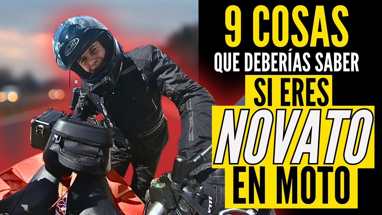 NO cometas ESTOS 9 ERRORES con tu MOTO siendo NOVATO...