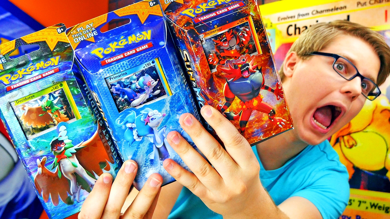 All Sun and Moon Theme Decks Opening - Pokemon TCG