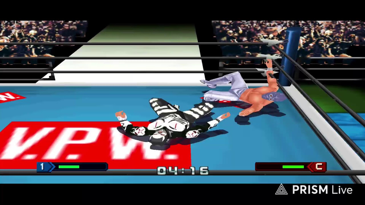 Virtual Pro Wrestling 2 Freem edition LA PARK & Sons Longplay (Expert)