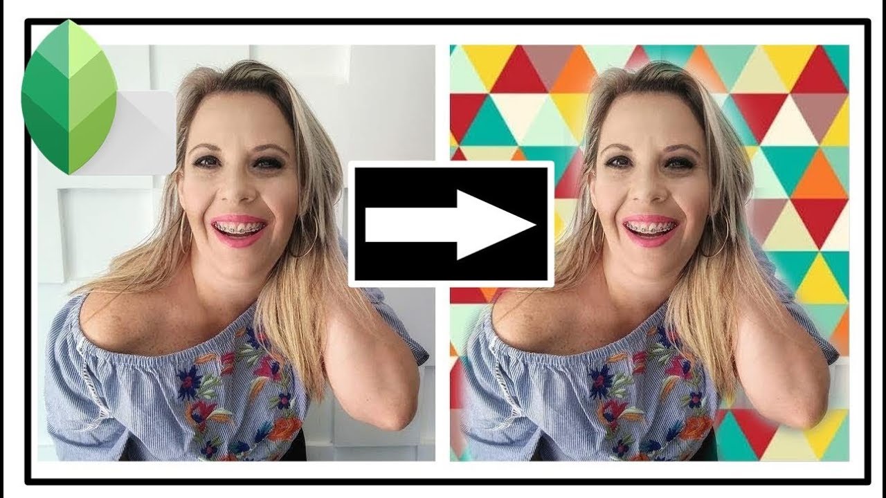 Como mudar o fundo de uma foto | Tutorial Snapseed