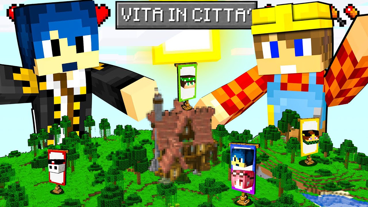 HO COMANDATO I MIEI AMICI! - VITA IN CITTA MINECRAFT ITA S3 EP4