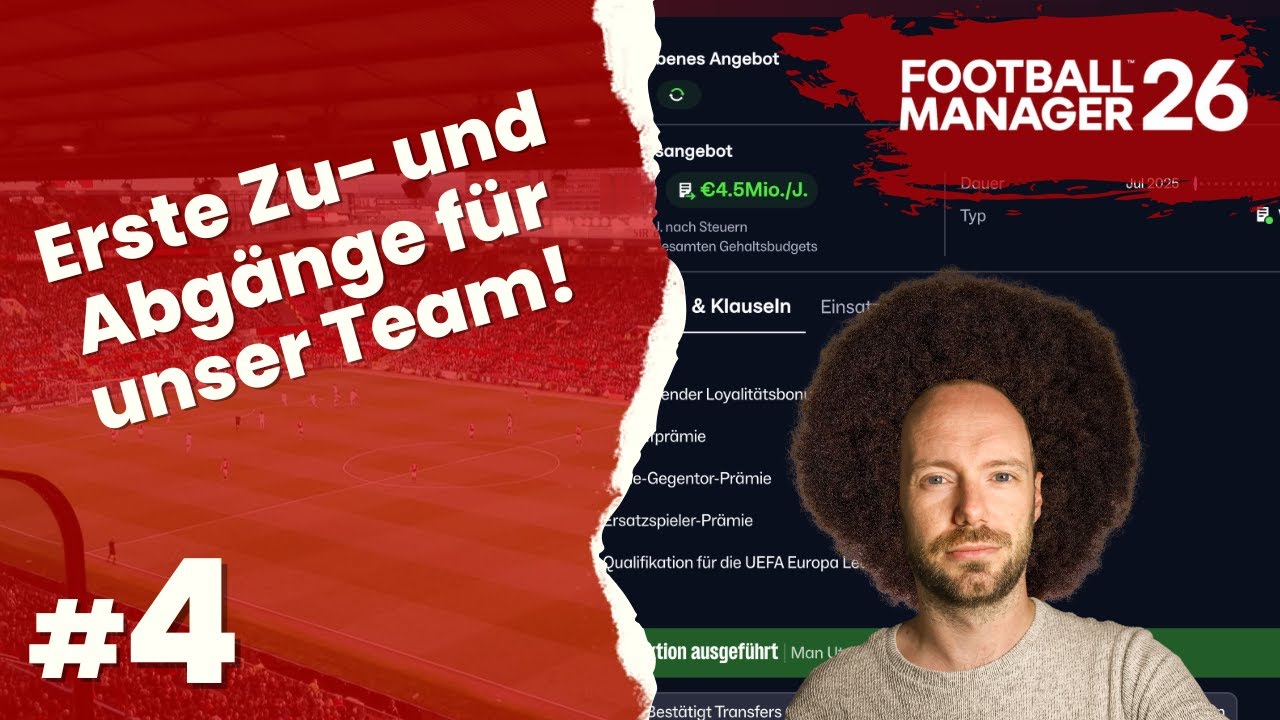 Lets Play Football Manager 26 | Rebuild Manchester United #4 - Erste Transfers für unsere Mannschaft