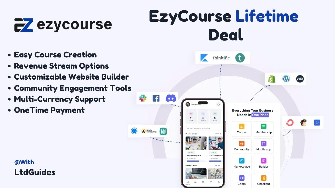 EzyCourse Lifetime Deal - Is EzyCourse LTD Worth It?