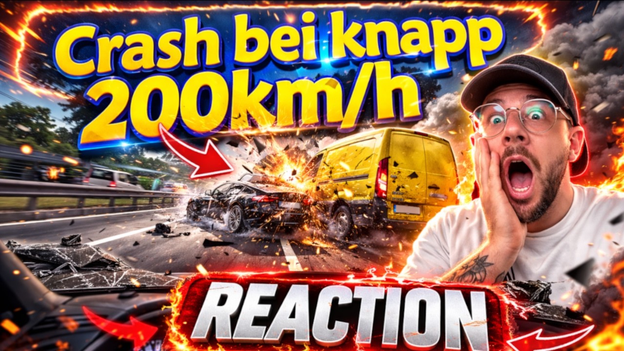 200 Km/h CRASH | Reaction @DashcamDriversGermany