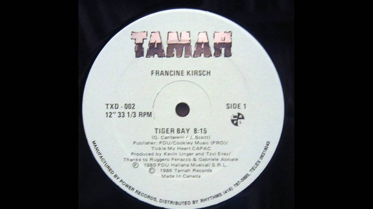 Francine Kirsch ‎– Tiger Bay (12'' Version 1986)