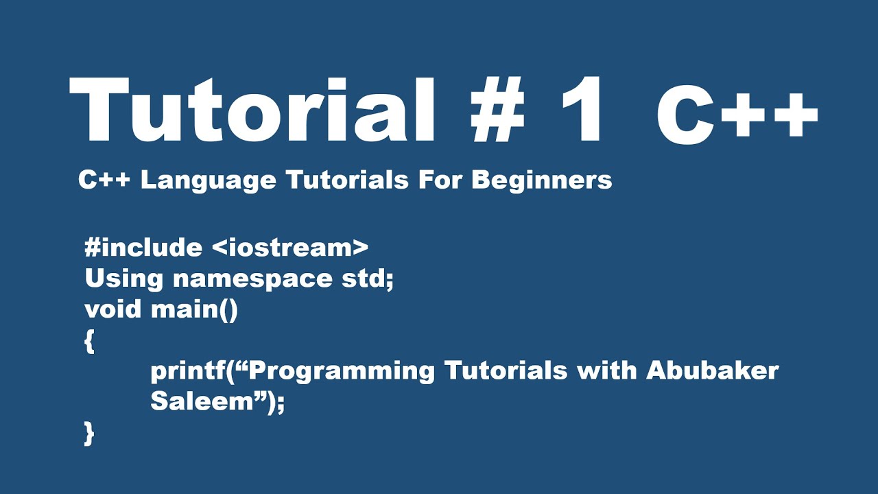 Getting Started With C++. How to install Visual studio and setup first project | Tutorial # 1
