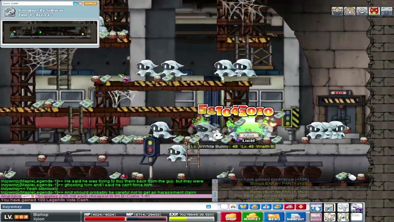 Старая история Maplestory [День 203] - Уровень 50! Прощайте, Призраки!