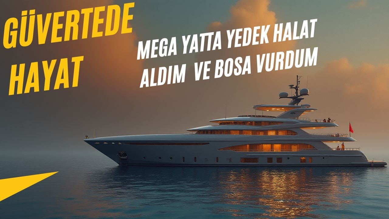 Bosa Vurma: Kış için yedek  halat bağladık Mega Yacht Deck POV