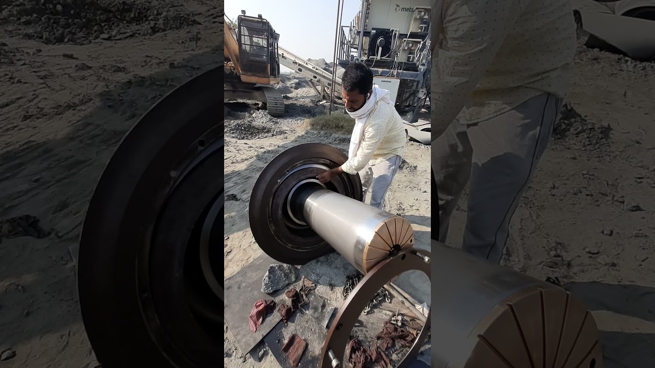 dust seal checking and chenge. 220 cone part. 👍ranchi.