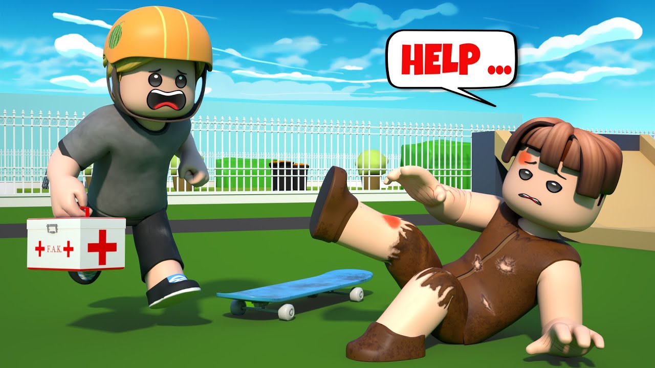 ROBLOX Brookhaven 🏡RP: The Bacon Hair Learn to play SKATEBOARD | King Roblox